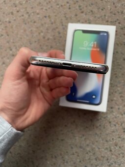 iPhone X silver 256gb - 16