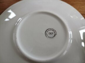 KUBISTICKÁ PORCELÁNOVÁ ČAJOVÁ SOUPRAVA CCP JM PORT DE LA CZE - 16