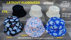 Látkové kloboučky - 16