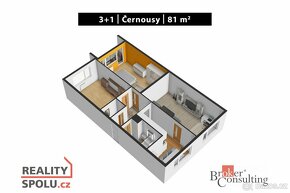 Prodej, byty/3+1, 81 m2, 46373 Černousy, Liberec [ID 60492] - 16