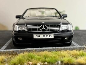 1:18 Mercedes-Benz SL600 V12 (R129) Black - AUTOart - 16