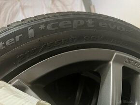 4x zimní pneu 215/55R17" Hankook + Alu ráfky/disky - Superb - 16