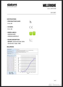 Prodám nové,akustické panely Slalom Millerighe Ash Grey 601 - 16