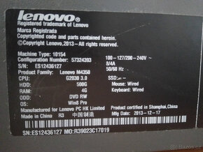 PC#55 Lenovo M4350, Pentium, RAM 8GB, HDD 1TB - 16