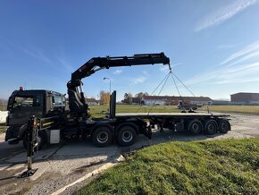 MAN TGS 26.540/Hiab hi-pro 600/návěs kontejner+BDF plato HR - 16