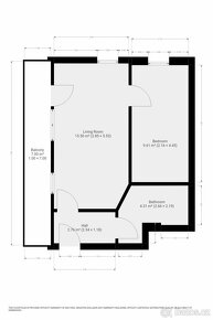 Pronájem bytu 2+kk, Vysočanská, Vysočany, 34 m2 - 16