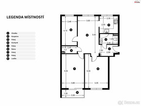 OV 4+1 s lodžií, po rekonstrukci, 1.vyvýšené NP/4, 78 m2 - 17