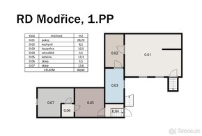 Prodej rodinné domy, 344 m2 - Modřice, pozemek 477 m2 - 17