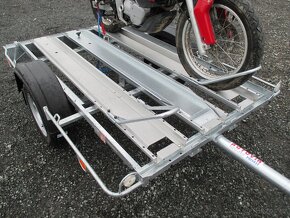 Přepravník pro 2 motorky MOTO 750 kg 2,06x1,09 - 17