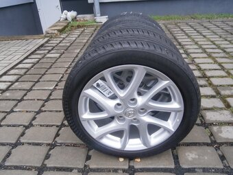 letní alu kola 5 x 114.3 205 50 17 originál mazda - 17