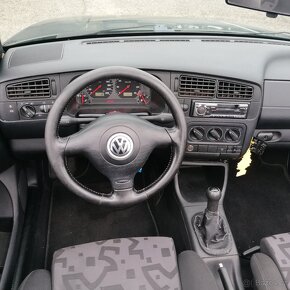 VW Golf IV Cabrio Edice KARMANN 1.6i,74kw.R.V4/1999.STK Nová - 17