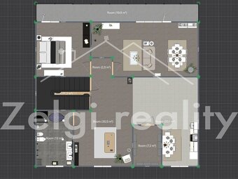 Prodej domu v srdci Starovic - Rekonstruovaný moderní řadový - 17