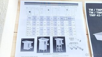 Profesionální gastro mlýn na maso BRAHER TM-114 - 17