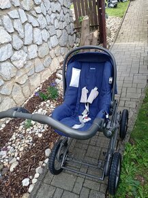 Hluboký kočárek a autosedačka (vajíčko Isofix) - 17