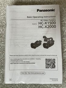 4K videokamera Panasonic HC-X1500 E - 17