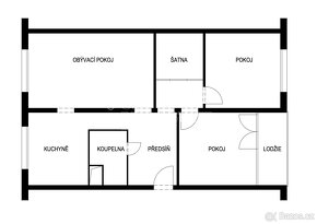 Prodej bytu 3+1, 82 m2 - Plzeň - Bolevec, ev.č. 00606 - 17