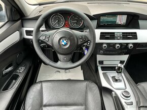 BMW E61 525D 145KW,2007,KŮŽE,XENON,ALU18,PANORAMA,TZ,BEZ RZI - 17