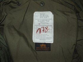 Džípovka Alpha Ind. US Army parka M-65 Made in USA - 17