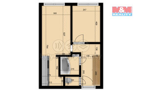 Pronájem bytu 2+kk, 45 m², Praha 4 - Krč, ul. Za dvorem - 17