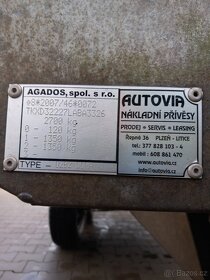 Přívěsný vozík AGADOS, rv 2020 DPH, SLEVA - 17