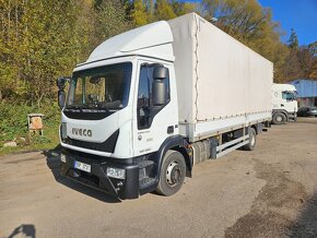 Iveco EuroCargo 140-280 Plachta, Hydraulické čelo, 14 tun - 17