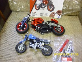 Dětské stavebnice LEGO, WOMA, Meccano motorky - 17