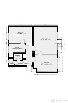 Pronájem bytu 3+1, V soudním, Klánovice, 23900 Kč/měs, 67 m2 - 17