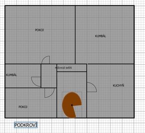 Rodinný dům, poz. 1100 m2, Praha 5 Lipence - 18