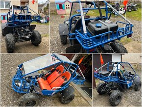 Buggy 125 větších rozměrů s novým motorem - uveze 2 dospělé - 18