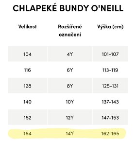 Zimní souprava O'Neill vel. 164 - 18