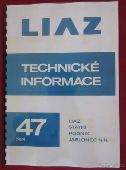 AUTO LIAZ -ŠT180 - PŘÍRUČKA 14 - BRZDY + PŘÍRUČKA 1.3 SPOJKA - 18