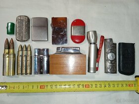 Zapalovače 90 ks IMCO, ZIPPO, PISTOLKA + 2 pouzdra - 18