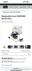 Festool KA 65 +  AP-KA 65 + lepidla festool + příslušenství - 18