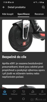 Elektrokolobežka eSR1 Aprilia - 18