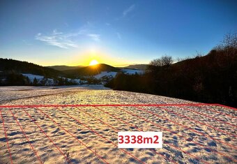 Pozemek DOHŇANY, časť ZBORA-14km Střelná/18km Nový Hrozenkov - 18