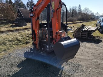 BAGR Hitachi ZX18 - 2t - roztahovací podvozek + 2 lžíce - 18