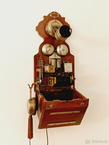 Starožitný telefon Stf.M.1904, W.Gurlt, Berlín,  Německo - 18