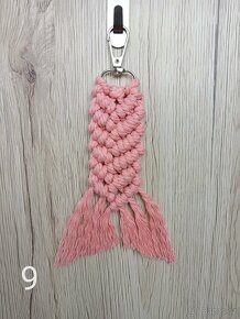 Macrame přívěsek/dekorace na zeď - 18