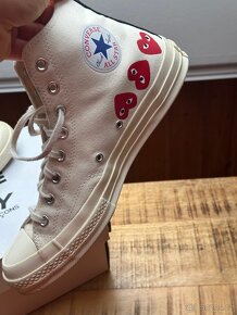 CDG Converse Multi Heart White - 18