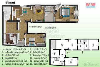 Prodej rodinného domu, 230 m², Březí, ul. Prostřední - 18