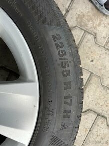 4x orig. 17" alu disky pro BMW se zimními pneu 225/55/17 - 18