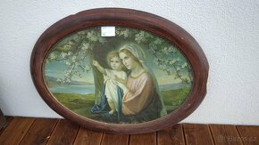 Prodám starožitné náboženské obrazy- cena za kus 399Kč - 18