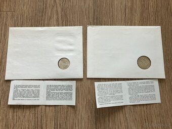 Numismatické mincovní dopisy Československo Slovensko mince - 18