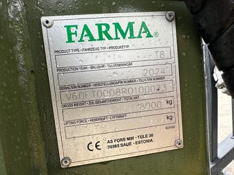 FARMA T8 2024 VIN 073 vývozka za traktor - lesný príves - 18