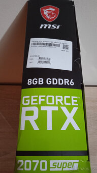 RTX 2070 SUPER MSI VENTUS GP OC - PERFEKTNÍ STAV - 18