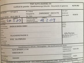 ALFA ROMEO SPIDER 3.2 V6 JTS Q4 191kW TOP STAV - DPH - 19