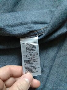 Nové pánské jeans košile John Baner - 41/42 - tm., sv. modrá - 19