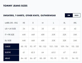 HILFIGER TOMMY Jeans - džíska, bunda ,velikost "M", NOVÁ - 19