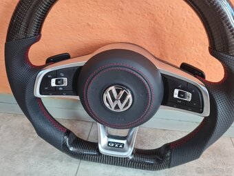 VOLANT VOLKSWAGEN R RLINE GTD GTI - KUZE / KARBON - 19