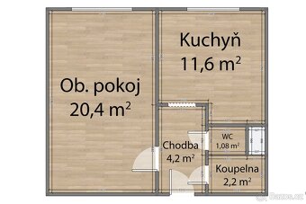 Prodej byty 1+1, 39 m2 - Plzeň - Bolevec, ev.č. 00081 - 19